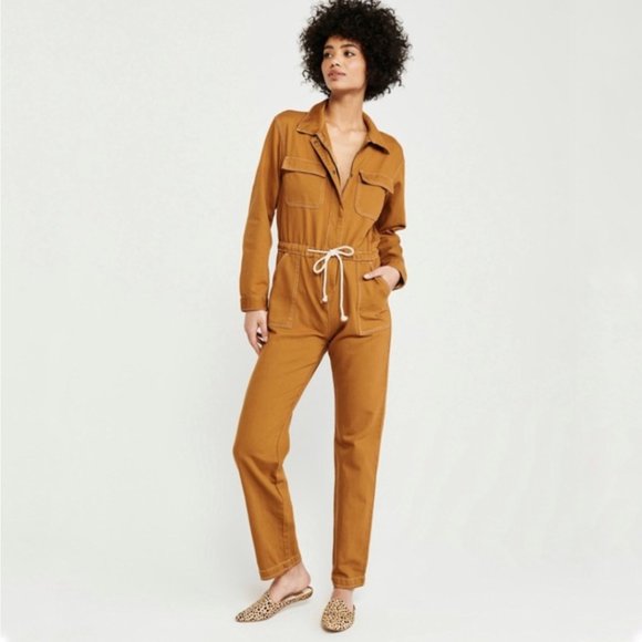 Abercrombie & Fitch Pants - NWOT Abercrombie & Fitch | Utility Jumpsuit Camel